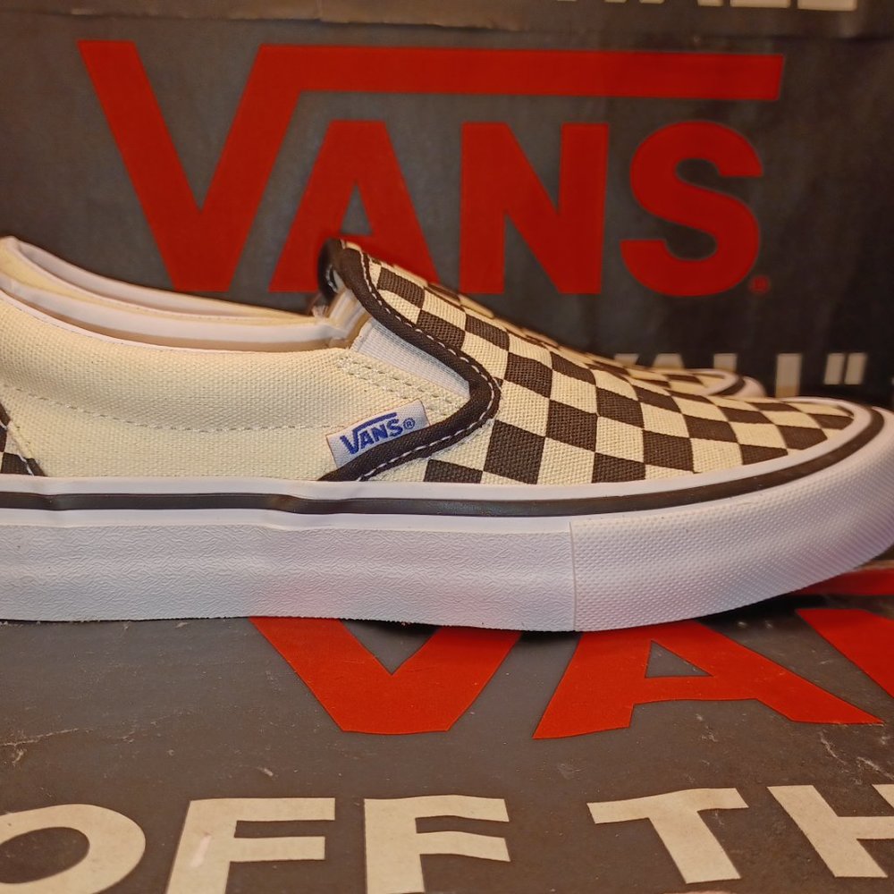Vans Slip On PRO checkered black white Men's 4.5/Women's 6 VN0A347VAPK - Picture 13 of 13
